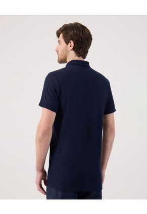 Polo Con Diseño Clasico Para Hombre Azul Patprimo