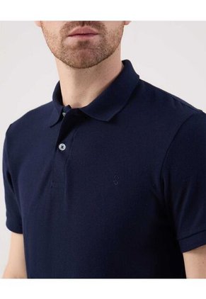 Polo Con Diseño Clasico Para Hombre Azul Patprimo