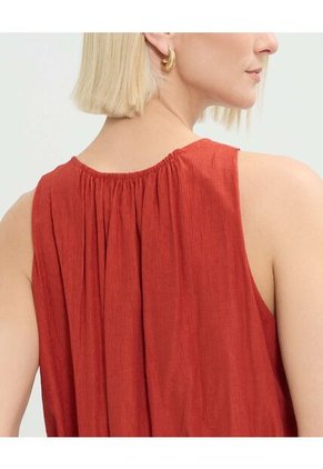 Blusa Para Mujer Manga Sisa Color Naranja Marca Patprimo #30123528