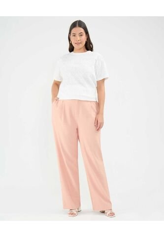 Pantalón Casual  Para Mujer Rosa Patprimo Patprimo