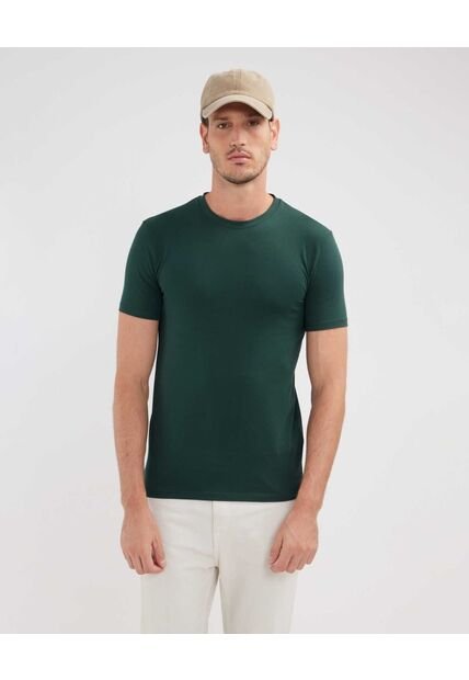 Camiseta Para Hombre Manga Corta Cuello Redondo Color Verde  Marca Patprimo #44090877