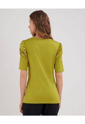 Camiseta Para Mujer Manga Corta Color Verde  Marca Patprimo #30093466