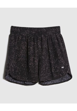 Short Estampado Para Mujer Negro Patprimo