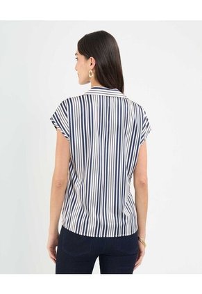 Blusa Para Mujer Manga Corta Color Azul  Marca Patprimo #30123448