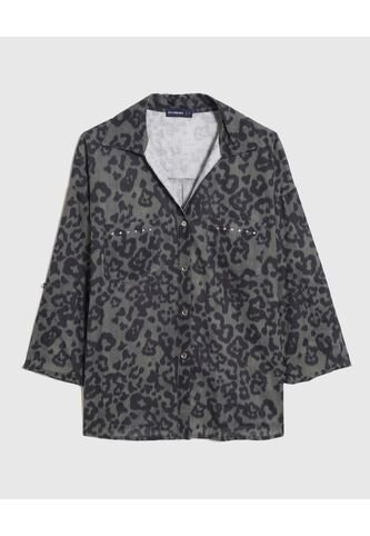 Camisa  Para Mujer Manga Corta Color Verde Marca Patprimo #30010748 Patprimo