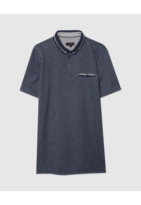 Polo Para Hombre Patprimo Color Azul Material Poliéster 65% Algodón 35%