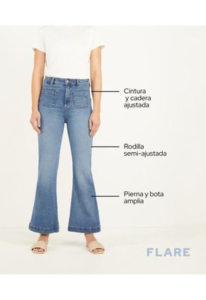 Leggins Para Mujer Jeggins Color Azul  Marca Patprimo #30230772