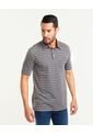 Polo Cuello Duro  Preteñido Bicolor  Para Hombre Negro Patprimo de Patprimo