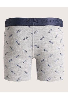 Boxer Para Niño Filete Color Gris Claro Marca Patprimo #66000066