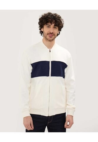 Buzo Para Hombre Bomber Color Crema Marca Patprimo #44060307 Patprimo