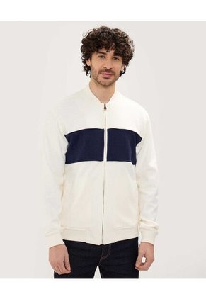 Buzo Para Hombre Bomber Color Crema Marca Patprimo #44060307