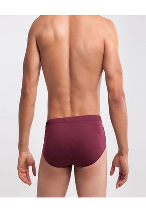 Pantalóncillo X1 Para Hombre Clasico Color Vino Marca Patprimo #10040