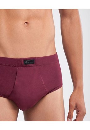 Pantalóncillo X1 Para Hombre Clasico Color Vino Marca Patprimo #10040