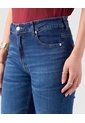 Jeans Bota Flare Silueta Ajustada Mujer  Para Mujer Azul Patprimo de Patprimo