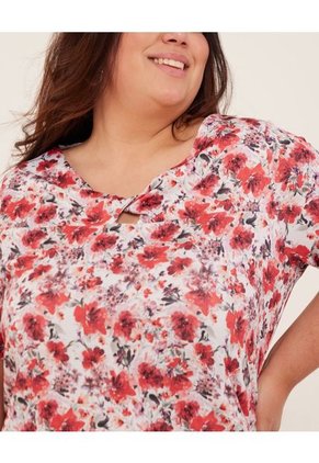 Camiseta Para Mujer Manga Corta Color Blanco Marca Patprimo #14091358