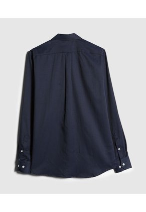 Camisa Para Hombre Manga Larga Sin Bolsillo Cuello Italiano Color Azul  Marca Patprimo #44012575