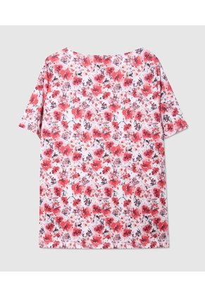 Camiseta Para Mujer Manga Corta Color Blanco Marca Patprimo #14091358