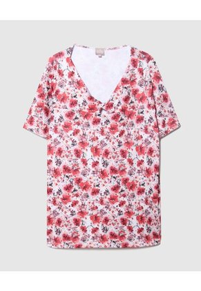 Camiseta Para Mujer Manga Corta Color Blanco Marca Patprimo #14091358