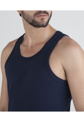 Camiseta Interior Para Hombre Interior M/Sisa Canales Color Azul  Marca Patprimo #19622