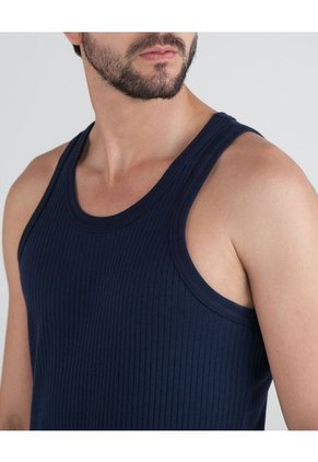 Camiseta Interior Para Hombre Interior M/Sisa Canales Color Azul  Marca Patprimo #19622