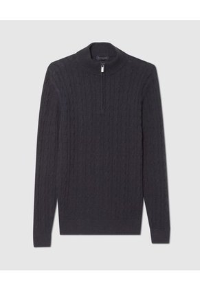 Saco Para Hombre Cuello Alto O Cuello Tortuga Color Azul  Marca Patprimo #44330202