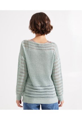 Saco Para Mujer Cuello Redondo Color Verde  Marca Patprimo #30330552