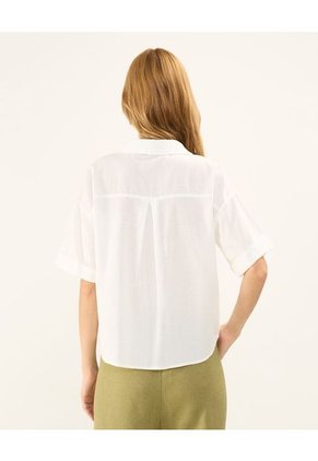 .Camisa Para Mujer M/L Patprimo En Color Blanco #30010662