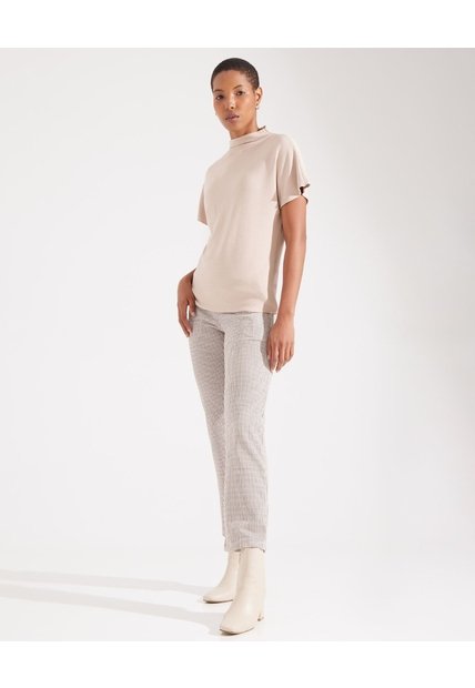 Leggins Estampado Con Bolsillos  Para Mujer Blanco Patprimo