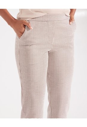 Leggins Estampado Con Bolsillos  Para Mujer Blanco Patprimo