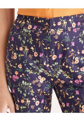 Pantalón Para Mujer Capri Color Azul Oscuro Marca Patprimo #30071625