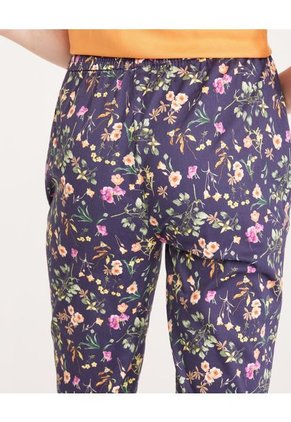 Pantalón Para Mujer Capri Color Azul Oscuro Marca Patprimo #30071625