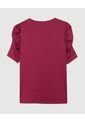 Camiseta Para Mujer Manga Corta Color Vino Marca Patprimo #30093334 de Patprimo