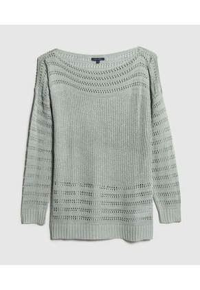 Saco Para Mujer Cuello Redondo Color Verde  Marca Patprimo #30330552