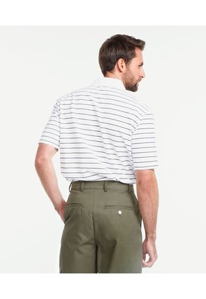 Polo Para Hombre Cuello Maquina Con Bolsillo Color Blanco Marca Patprimo #44111106