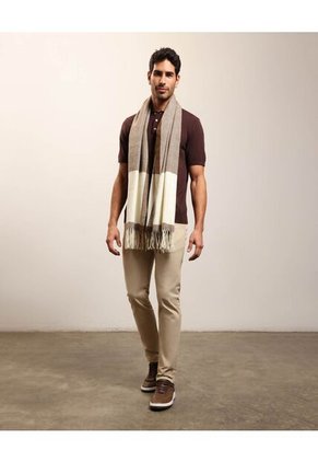 Polo  Para Hombre Cuello Tejido Sin Bolsillo Color Café Marca Patprimo #44112790