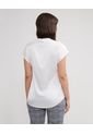 Blusa Para Mujer Manga Corta Color Blanco Marca Patprimo #30123344 de Patprimo