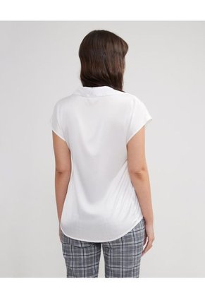 Blusa Para Mujer Manga Corta Color Blanco Marca Patprimo #30123344