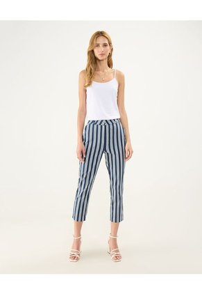 Pantalón Para Mujer Capri Color Azul  Marca Patprimo #30071926