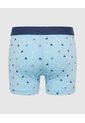 Boxer Cinturilla Alto Relieve Para Niño X1 Infantil Niño Azul Patprimo de Patprimo