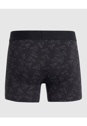Boxer Cinturilla Alto Relieve Para Niño X1 Infantil Niño Negro Patprimo