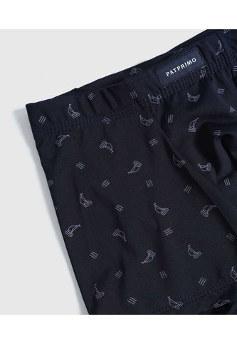 Boxer Estampado Cinturilla Encubierta Para Niño X1 Infantil Niño Azul Patprimo Patprimo