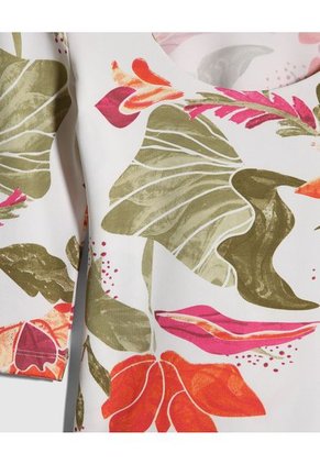 Camiseta Para Mujer Manga 3/4 Color Blanco Marca Patprimo #30093554