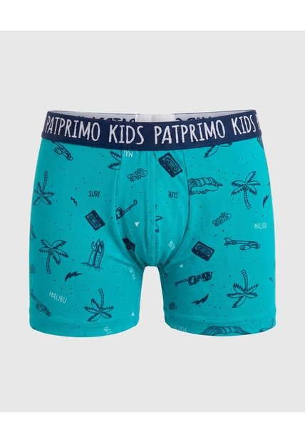 Boxer Cinturilla Kids Para Niño X1 Infantil Niño Azul Patprimo