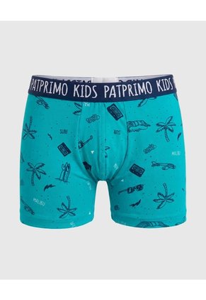 Boxer Cinturilla Kids Para Niño X1 Infantil Niño Azul Patprimo