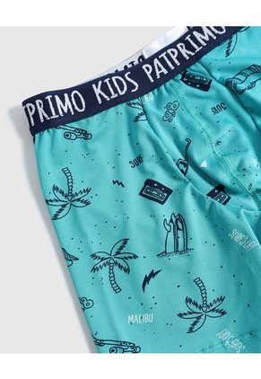Boxer Cinturilla Kids Para Niño X1 Infantil Niño Azul Patprimo