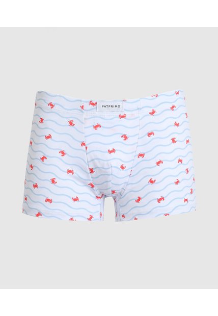 Boxer Estampado Cinturilla Encubierta Para Niño X1 Infantil Niño Blanco Patprimo