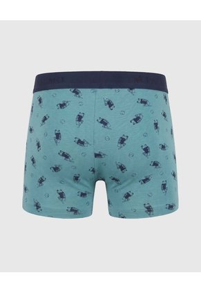 Boxer Costura Expuesta Para Niño X1 Infantil Niño Verde Patprimo