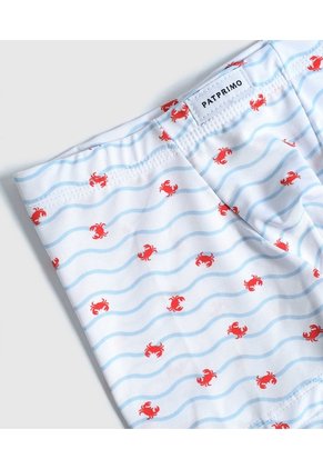 Boxer Estampado Cinturilla Encubierta Para Niño X1 Infantil Niño Blanco Patprimo