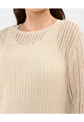 Saco Para Mujer Cuello Redondo Color Café Claro Marca Patprimo #14330223