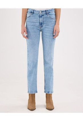 Jean Para Mujer Straight Color Azul Claro Marca Patprimo #30160397